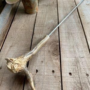 Antler handle steak turner / meat flipper